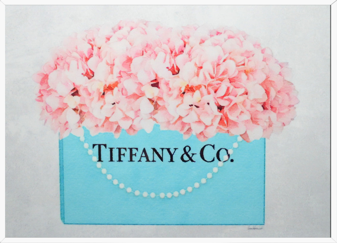 Artsy Style Decorative Painting, White Frame