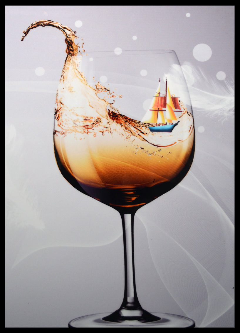 Modern Decorative Painting,Black Frame