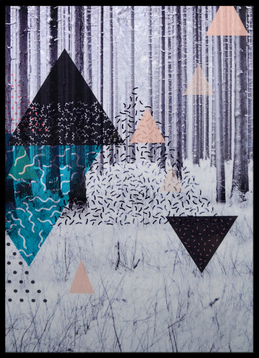 Modern Decorative Painting,Black Frame